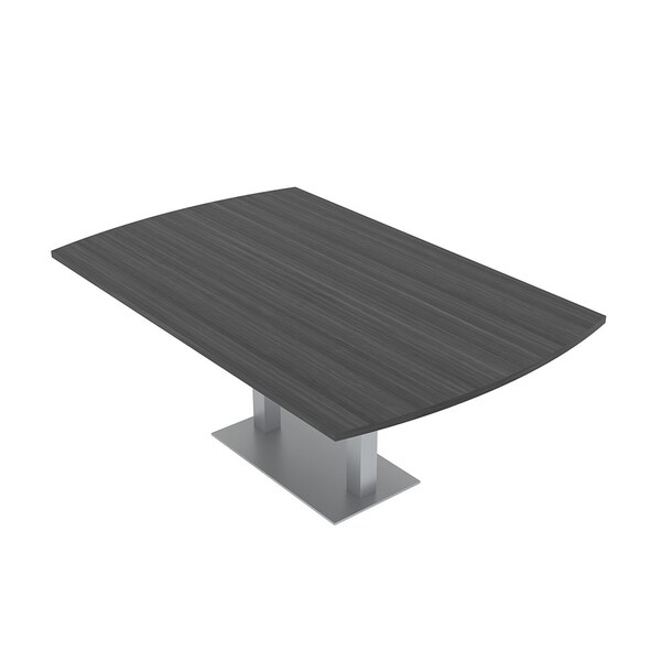 45.25 in W, 84 in L, 29 in H, Engineered Wood Top, Grey
